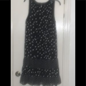 Women’s Black & White Polka Dot Dress - size 16